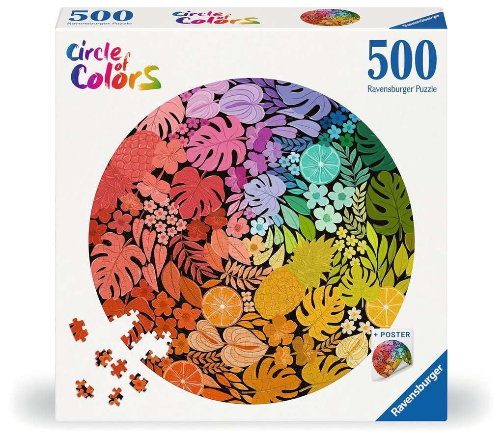 Amazon.com: Ravensburger - 12000821 Adult Jigsaw Puzzle - Round